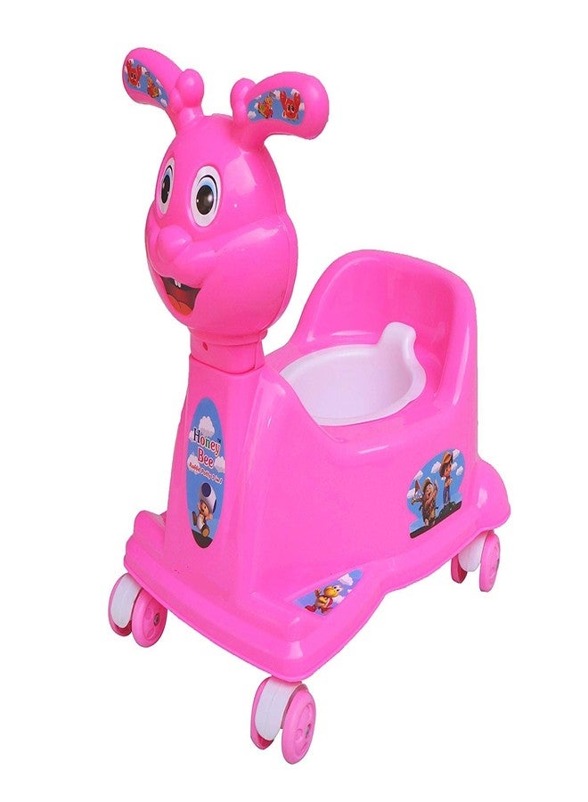 Maanit Potty Training Kit Cum Riding Bike For Kids (Pink) - Image 1