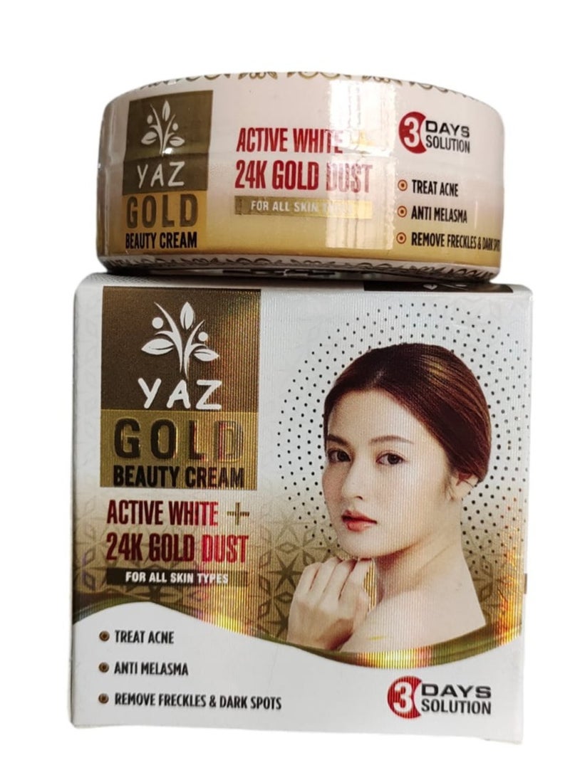 YAZ - Active White + 24K Gold Dust Beauty Set 3 PCS - Image 1