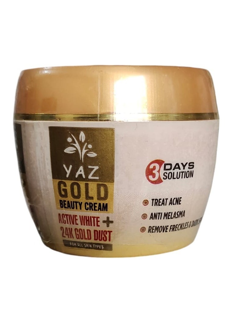 YAZ - Active White + 24K Gold Dust Beauty Set 3 PCS - Image 1