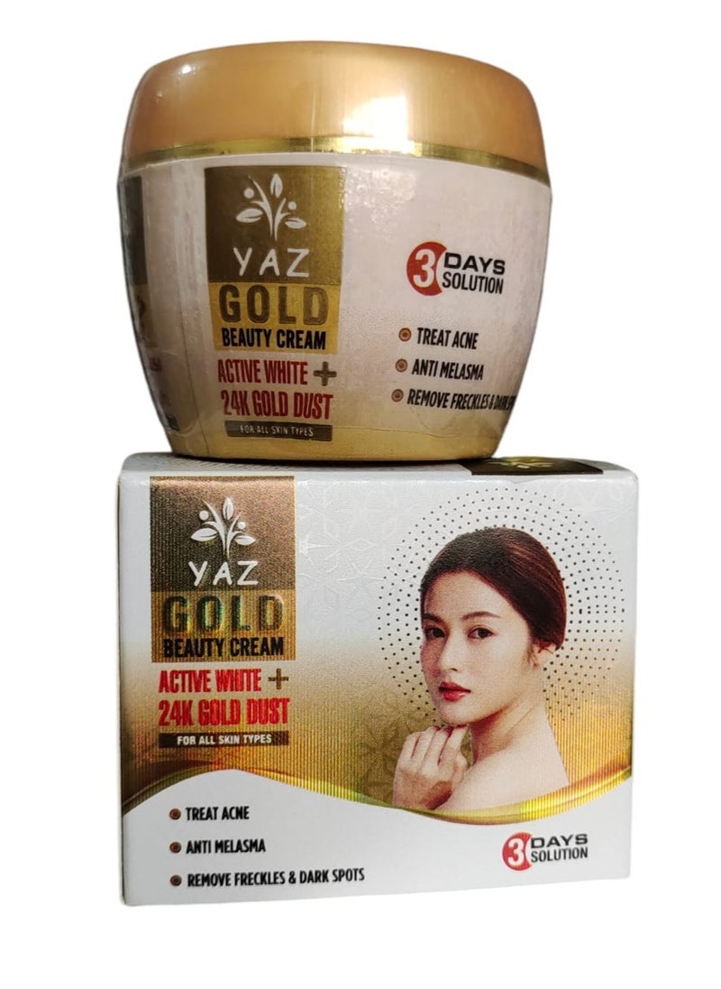 YAZ - Active White + 24K Gold Dust Beauty Set 3 PCS - Image 1
