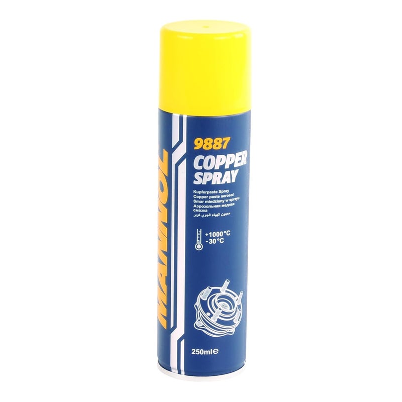 MANNOL Copper Spray 250ml - High Temperature Anti-Seize Lubricant - Image 3