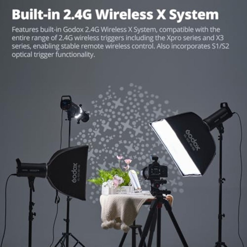 Professional portrait and ecommerce studio flash: SK400IIIV 400Ws, Bowens mount, black aluminum alloy, 2.4GHz X system, 10W LED modeling lamp, GN65, 0.11.5s charge time - Image 4