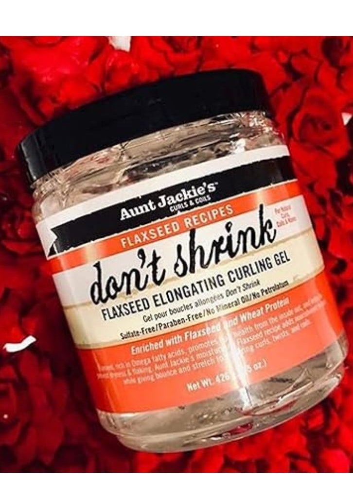 Aunt Jackie's Dont Shrink Elongating Flaxseed Curling Gel 426 g  - Image 4