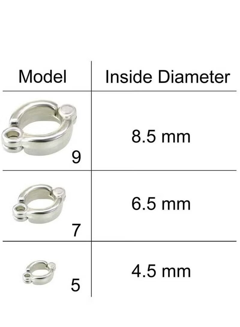 3 Meters Parrot Flying Rope, with 3 Sizes Foot Rings, Parrot Foot Chain Flying Training Outdoor, Anti-Bite Elastic String Training Harness, Bird Training Rope Bird For Pet, Blue - Image 3