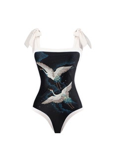 Y&D 2-Piece Women Swimsuit with Skirt Holiday Beach Dress Female Retro Swimwear Vintage Surf Wear Summer  - Image 2