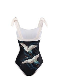 Y&D 2-Piece Women Swimsuit with Skirt Holiday Beach Dress Female Retro Swimwear Vintage Surf Wear Summer  - Image 3