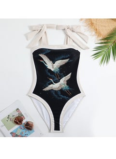 Y&D 2-Piece Women Swimsuit with Skirt Holiday Beach Dress Female Retro Swimwear Vintage Surf Wear Summer  - Image 4
