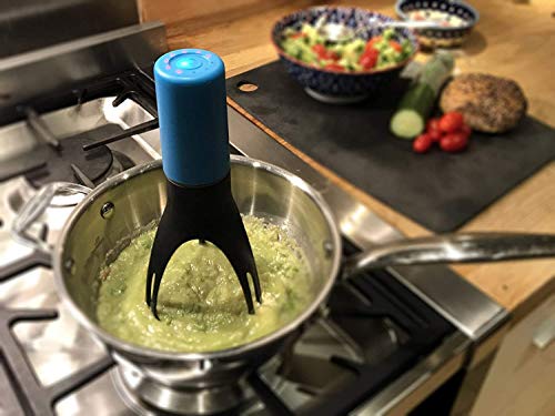 Uutensil Stirr - The Unique Automatic Pan Stirrer - With LED Speed Indicator, Teal - Image 3