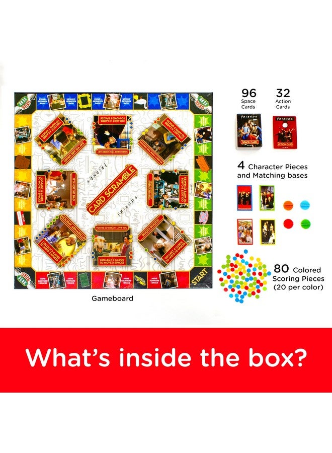 AQUARIUS Friends Card Scramble Board Game - Fun Family Party Game for Kids, Teens & Adults - Entertaining Game Night Gift - Officially Licensed Friends TV Show Merchandise - Image 3