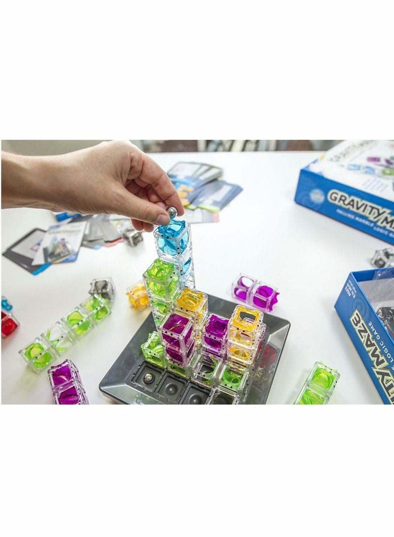 SYOSI Gravity Maze Marble Run Brain Game, STEM Toy for Boys and Girls Age 8 and Up - Image 2