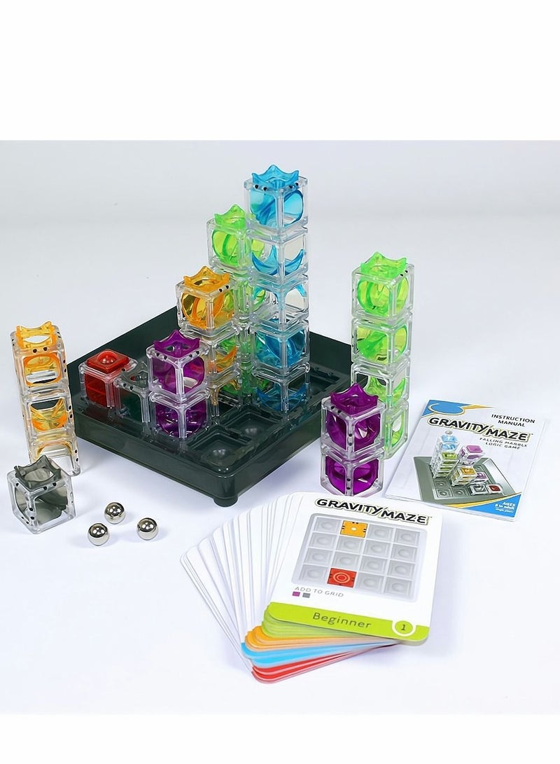 SYOSI Gravity Maze Marble Run Brain Game, STEM Toy for Boys and Girls Age 8 and Up - Image 5