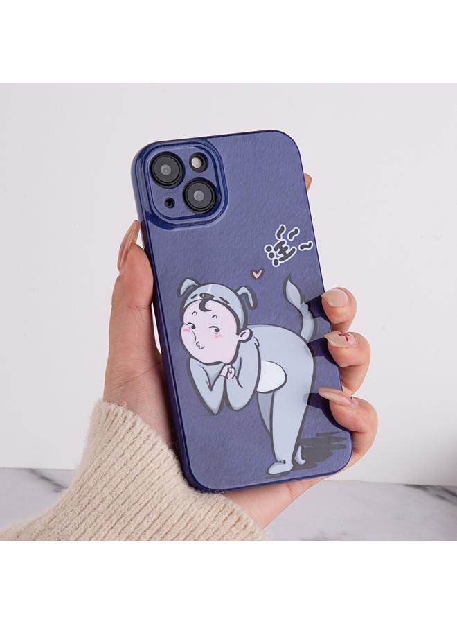 Zaboon Case For iPhone 12 Cartoon Animal Sweethearts Style PC Protective Phone Case - Image 4