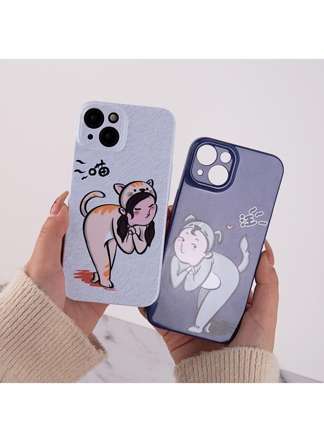 Zaboon Case For iPhone 12 Cartoon Animal Sweethearts Style PC Protective Phone Case - Image 3