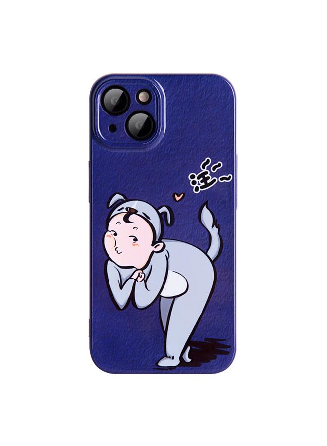 Zaboon Case For iPhone 12 Cartoon Animal Sweethearts Style PC Protective Phone Case - Image 1