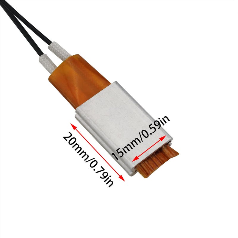 klarako 2PCS 24V 110 Degree consistent Temperature Ceramic Thermostatic PTC Heating Element - Image 2