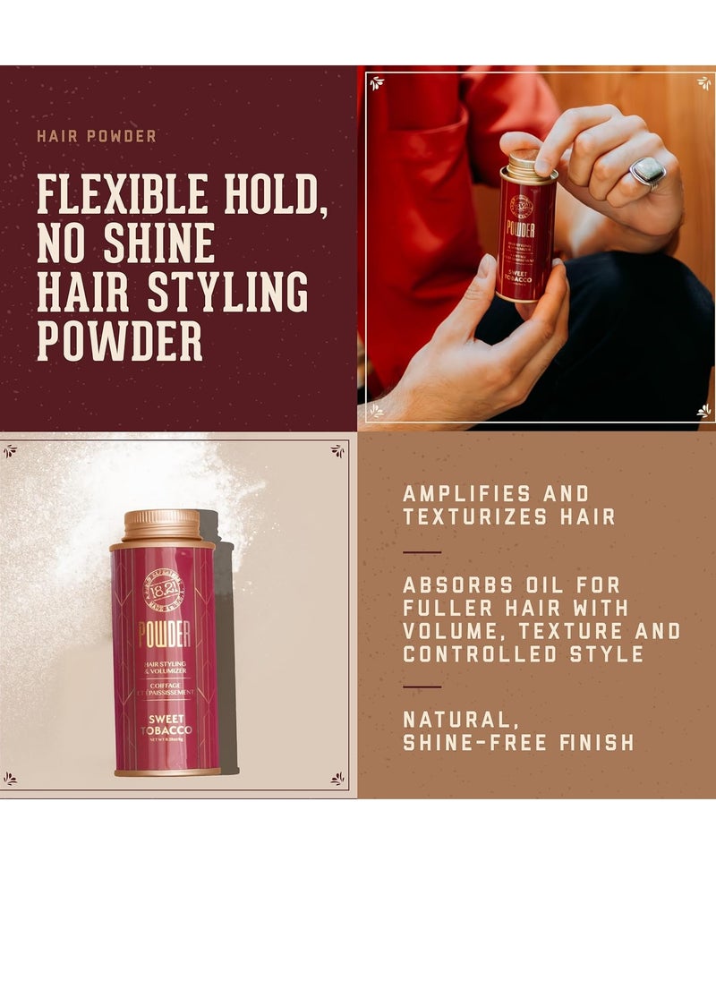 18.21 Man Made - 18.21 Man Made Original Sweet Tobacco Hair Styling Premium Products for Long Lasting Hold - Image 1