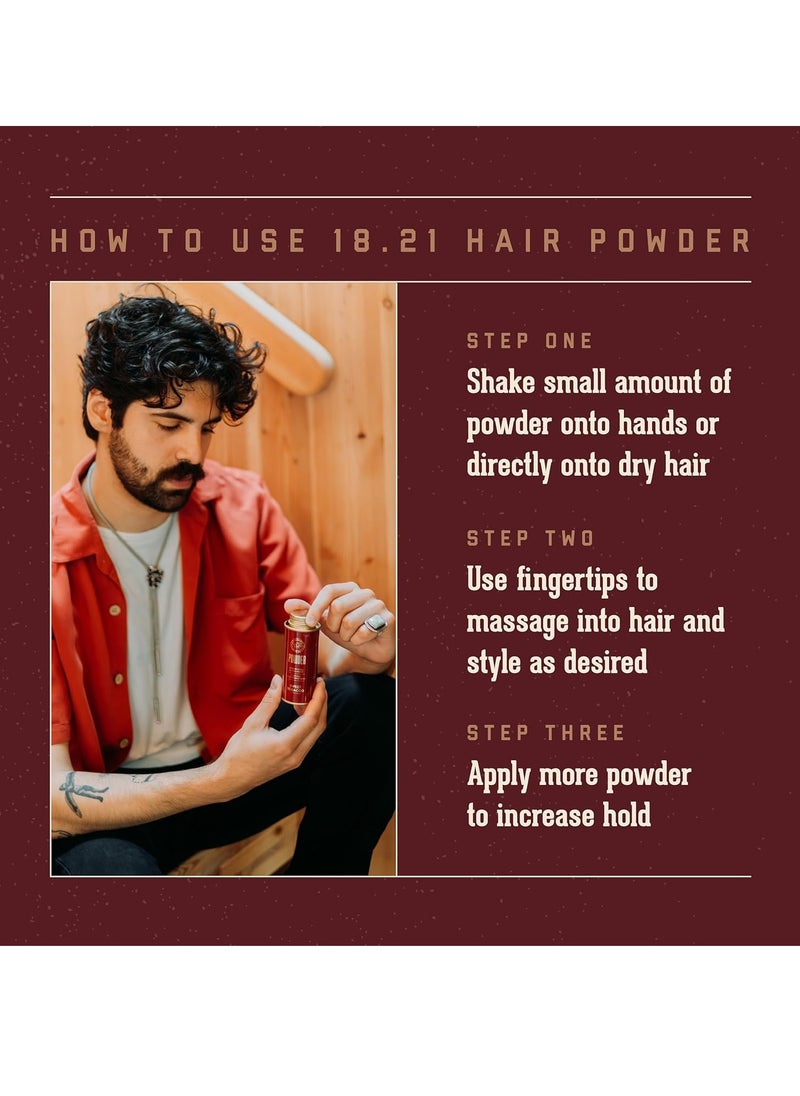 18.21 Man Made - 18.21 Man Made Original Sweet Tobacco Hair Styling Premium Products for Long Lasting Hold - Image 1
