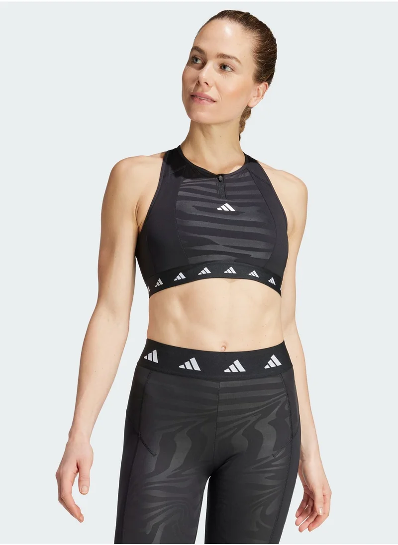 Adidas Powerimpact Medium Support Techfit Aop Bra