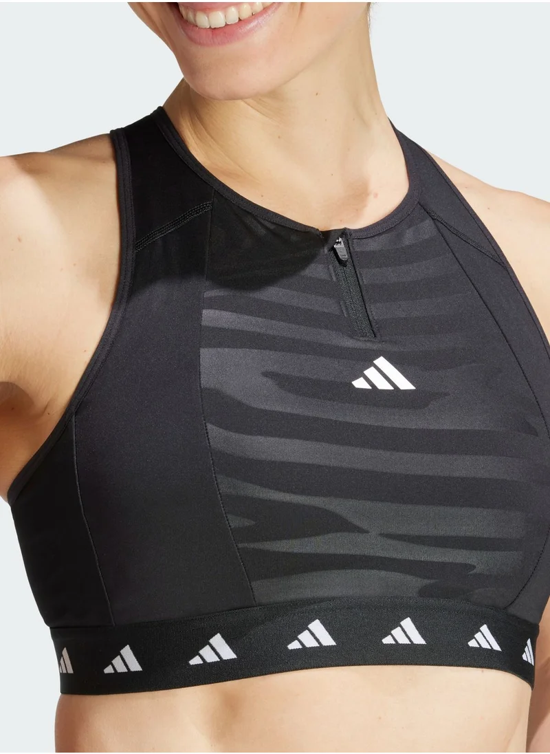 Adidas Powerimpact Medium Support Techfit Aop Bra