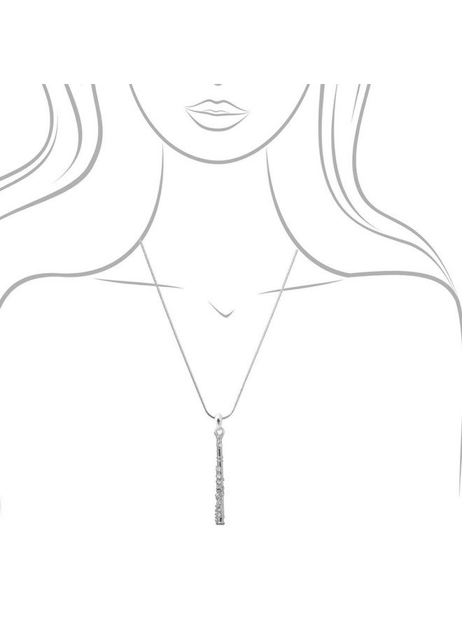 SpinningDaisy Silver Plated Woodwinds Musical Instrument Necklace (Flute) - Image 5