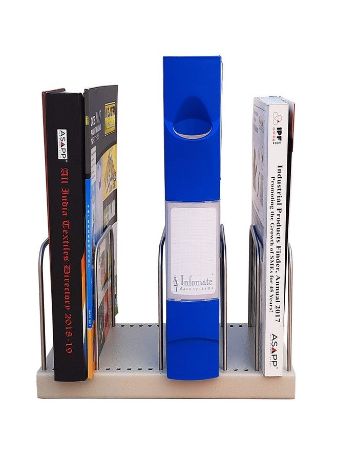 Infomate Adjustable Desk Organizer for Books, Files, Folder for Office, Bookshelf, Certificate Holder - Standup - Image 1