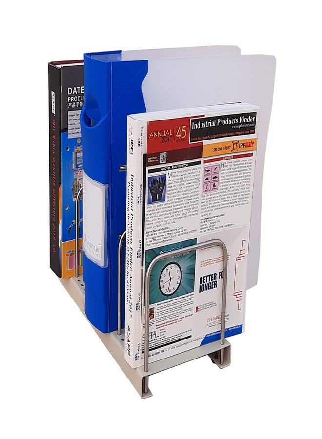 Infomate Adjustable Desk Organizer for Books, Files, Folder for Office, Bookshelf, Certificate Holder - Standup - Image 3