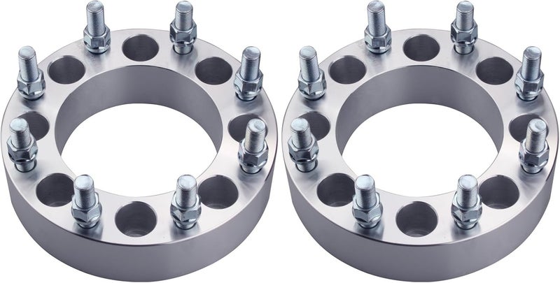 DCVAMOUS 2PC 8x6.5 to 8x180 Wheel Adapters 1.5 Inch with 14x1.5 Studs - Image 1