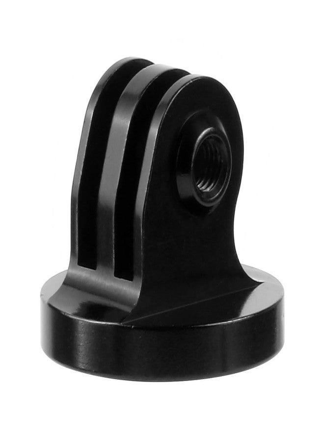 GetZget® Aluminum Screw Tripod Mount Adapter Compatible with Gopro Hero, Xiaomi, insta360, DJI Osmo Action Camera Accessories (Black) - Image 2
