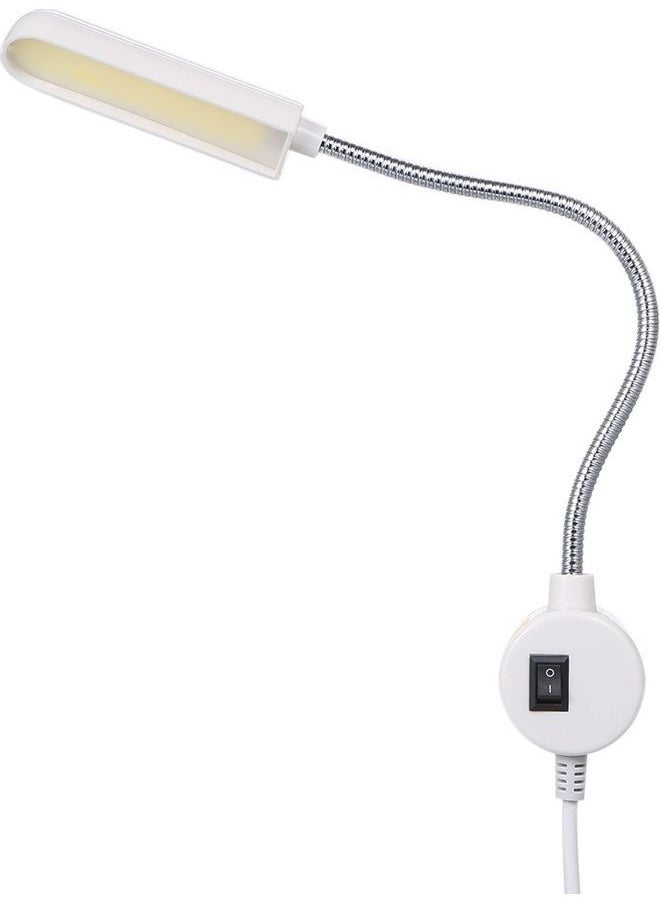 NIBEMINENT - Fixed Base Bendable LED Table Lamp with Adjustable Brightness White - Image 1