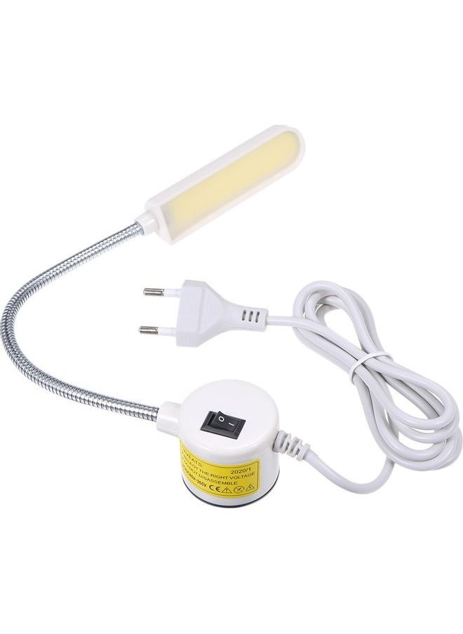 NIBEMINENT - Fixed Base Bendable LED Table Lamp with Adjustable Brightness White - Image 1