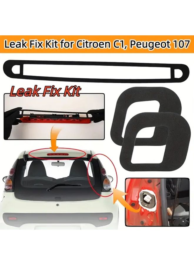 3rd Brake Light Seal Kit For Car Rear Tail Cluster Leak Repair High Quality Rubber - Image 1