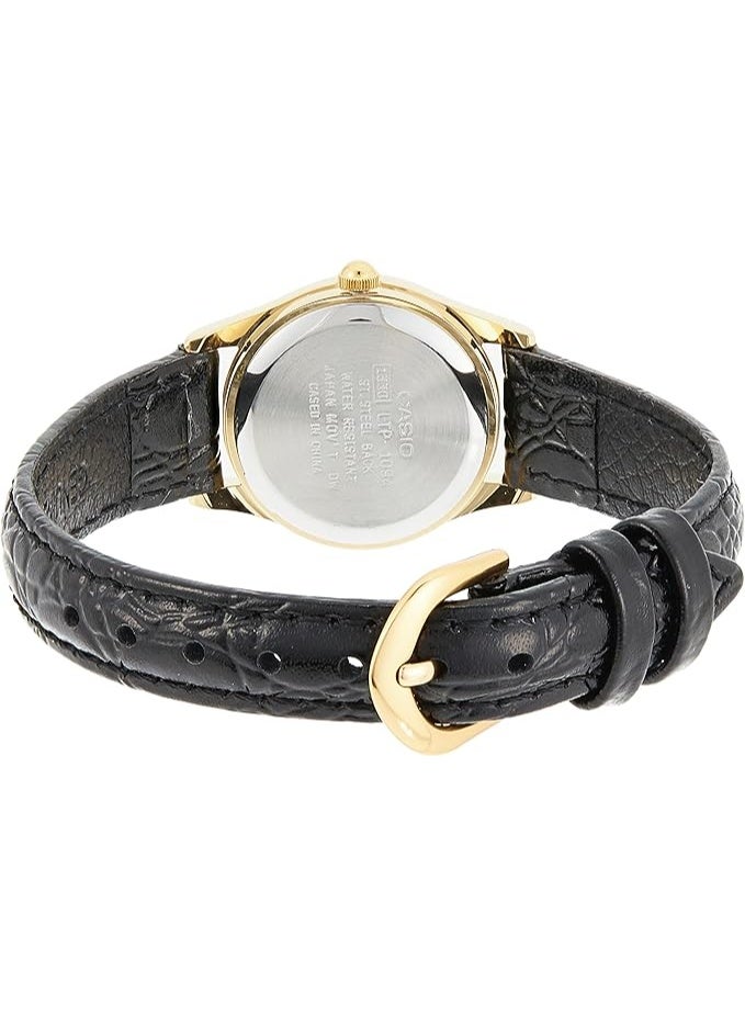 Casio Women's Quartz Analog Watch with Leather Strap LTP-1094Q-7B2RDF - Image 3