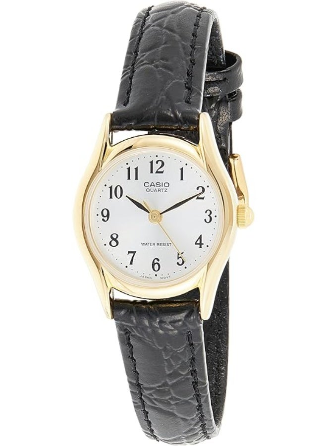 Casio Women's Quartz Analog Watch with Leather Strap LTP-1094Q-7B2RDF - Image 1