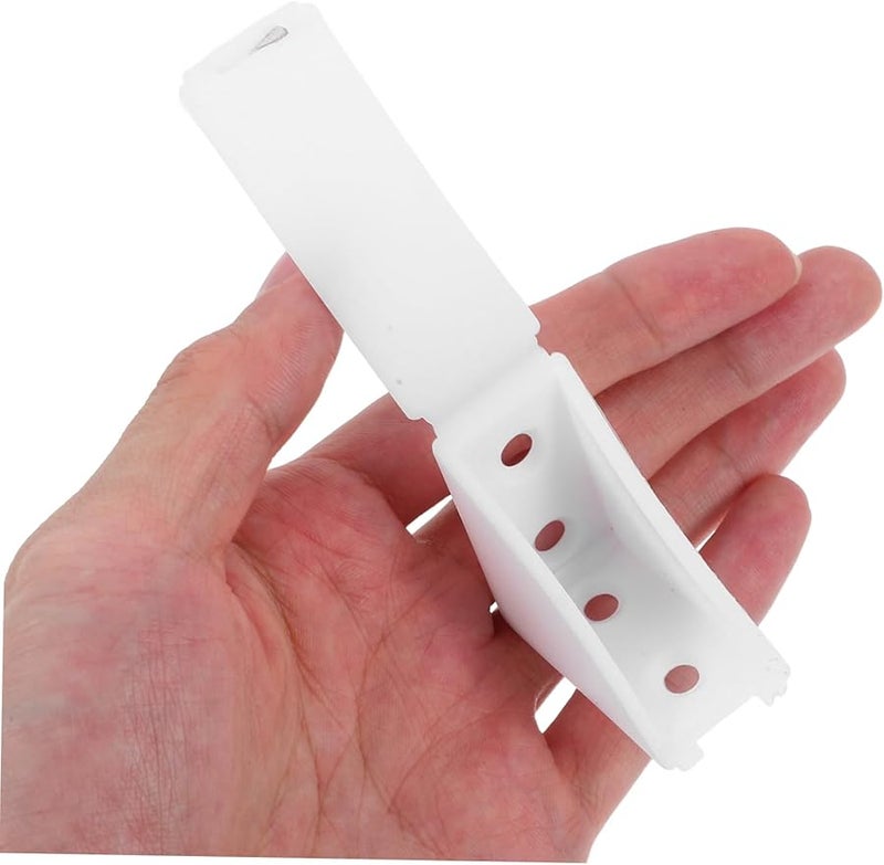 STOBOK 10 Pack Plastic Corner Brackets Furniture Reinforced Connectors Easy Install for Cabinet Wardrobe Bookshelf - Image 5