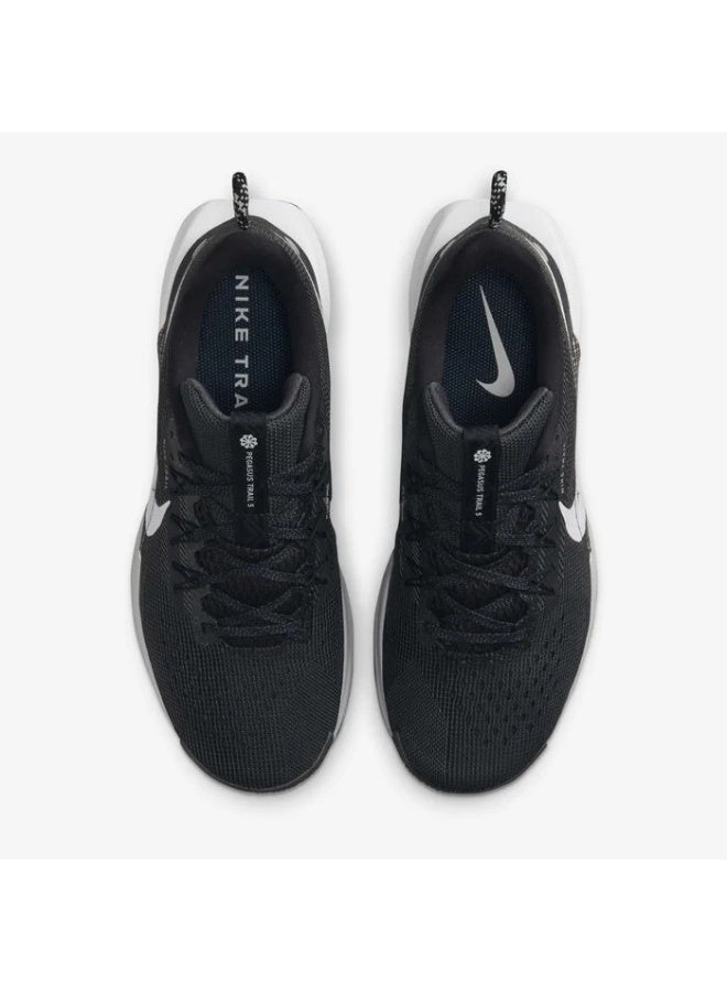 Nike Pegasus Trail 5 Unisex Running Shoes - Black/ White