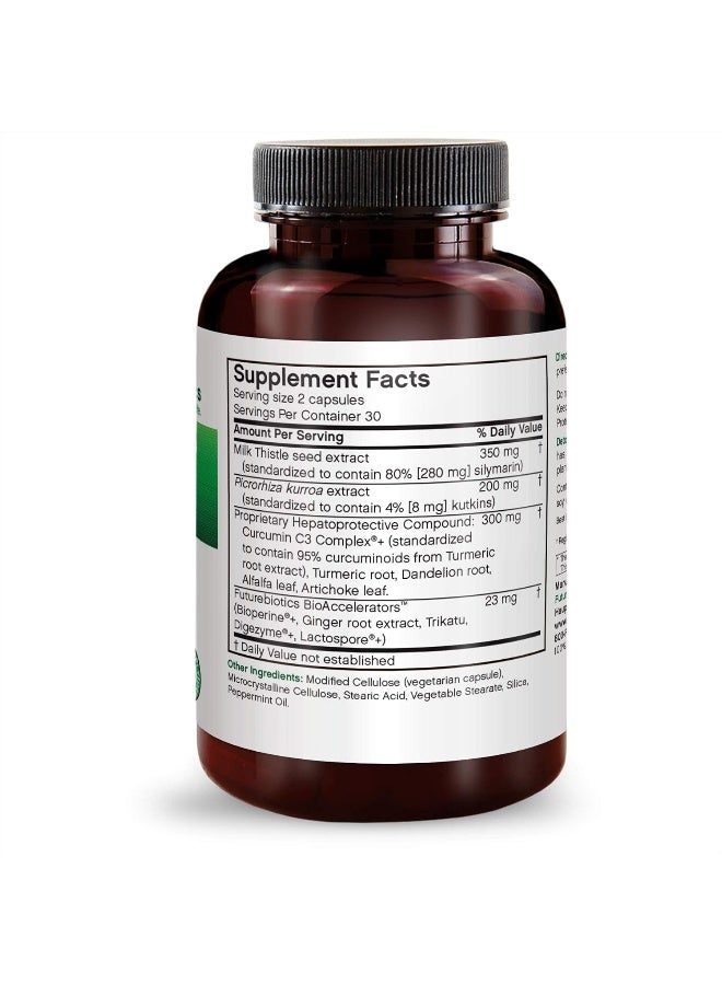 فيوتشر بايوتكس كبسولات ديتوكس لدعم الكبد يوميًا، 60 كبسولة نباتية - Image 2