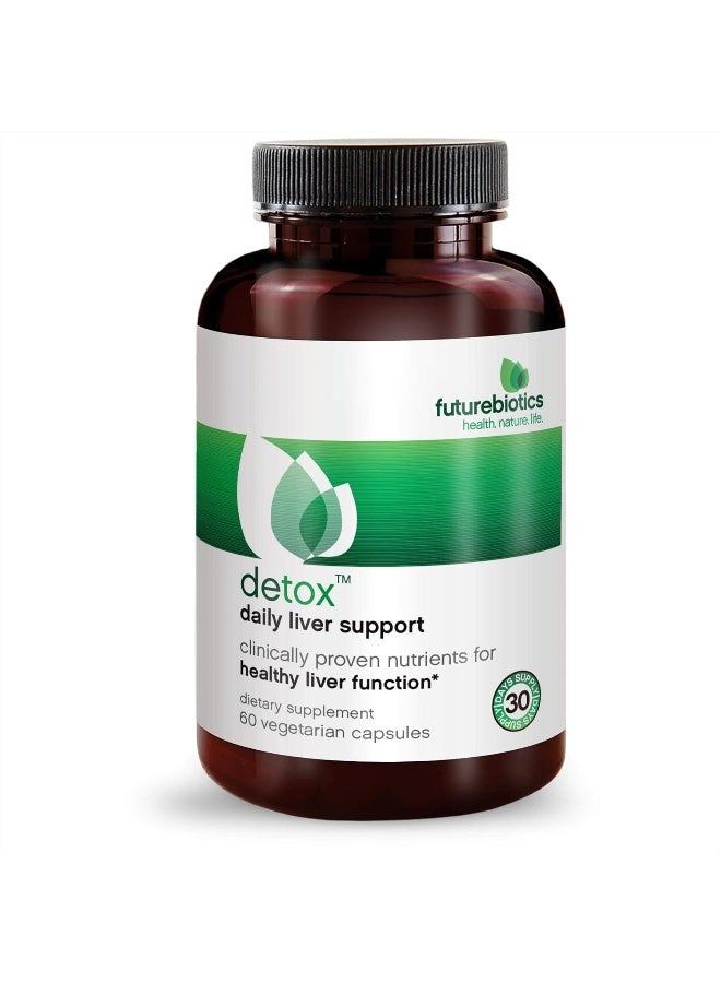 فيوتشر بايوتكس كبسولات ديتوكس لدعم الكبد يوميًا، 60 كبسولة نباتية - Image 4