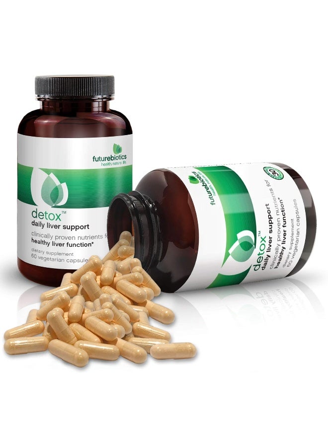 فيوتشر بايوتكس كبسولات ديتوكس لدعم الكبد يوميًا، 60 كبسولة نباتية - Image 5