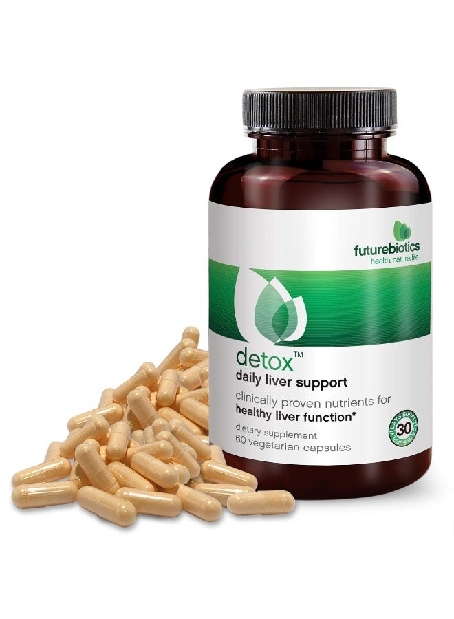 فيوتشر بايوتكس كبسولات ديتوكس لدعم الكبد يوميًا، 60 كبسولة نباتية - Image 3