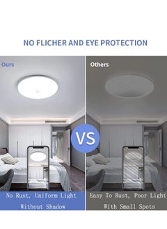 Goeco LED Ceiling Light Motion Detector, 36w Modern Round Ceiling Led Lamp Waterproof Led Ceiling Light for Outdoor, Bathroom  - Image 4