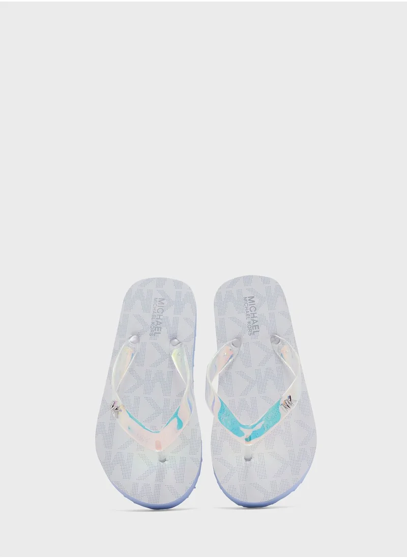 Michael Kors Youth Endine Kendry Flip Flops
