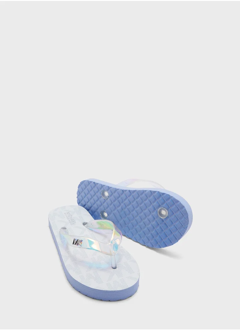 Michael Kors Youth Endine Kendry Flip Flops
