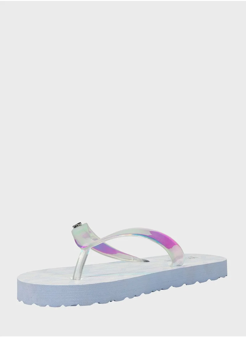 Michael Kors Youth Endine Kendry Flip Flops