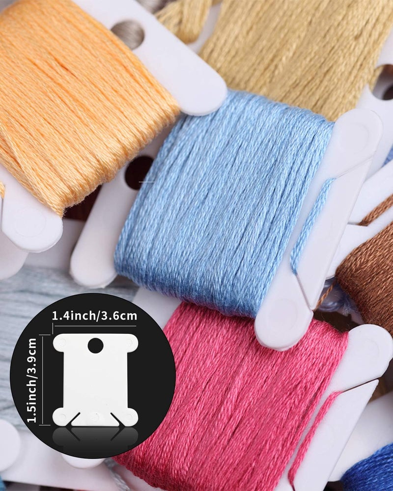 Caydo 447 Color Embroidery Floss, Cross Stitch Threads with 20 Pieces Floss Bobbins for Friendship Bracelets Arts DIY Crafts - Image 3