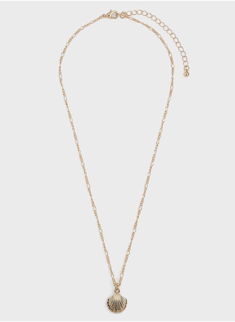 Ginger 3 Pack Shell Necklace & Earrings Set  - Image 4