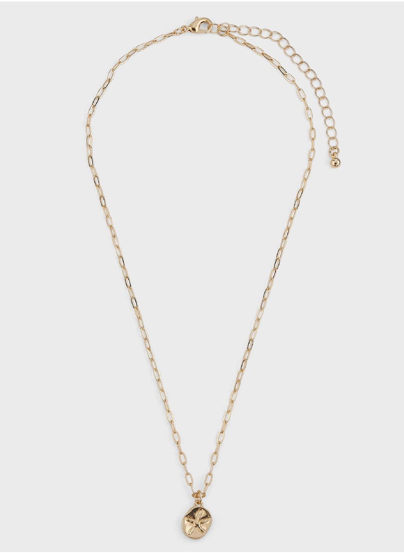 Ginger 3 Pack Shell Necklace & Earrings Set  - Image 3