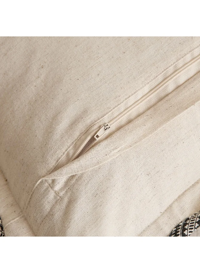 Home Box NoirClay Scallop Edge Filled Cushion - 50x50 cm