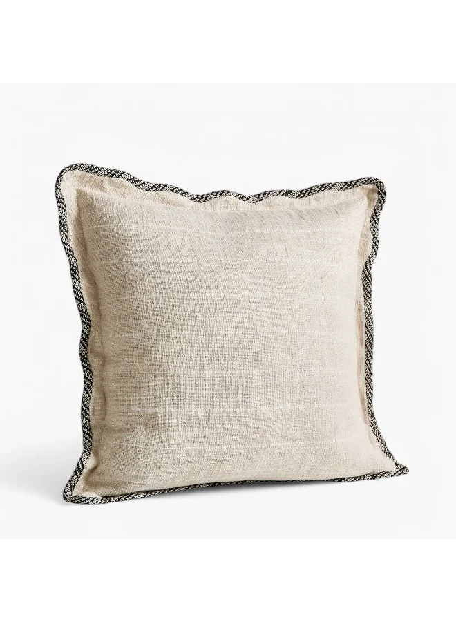 Home Box NoirClay Scallop Edge Filled Cushion - 50x50 cm