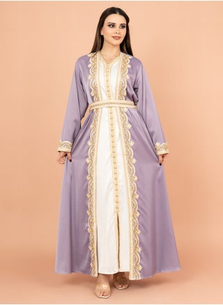 Belted Elegant 2-Piece Kaftan IK2009 Violet - pzsku/Z4D2EA2F0214A0A6480BBZ/45/_/1740471619/cebcd4f6-4198-45e8-838b-610aaa248113