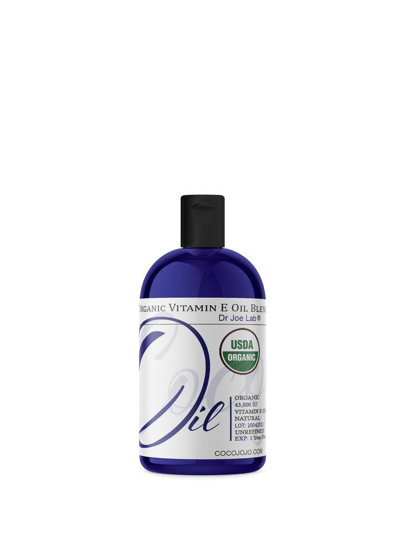 Dr Joe Lab - Dr Joe Lab Vitamin E Oil for Skin Organic Vitamin E Oil for Hair Face Liquid Vitamin E Vitamin E Body Oil 100 Pure Natural Cold Pressed Unrefined Moisturizes  Nourishes Non GMO  4 Oz - Image 1